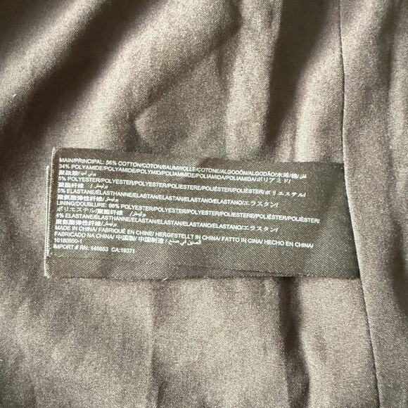 C/MEO Collective Pinstripe Twist Front Mini Skirt Women’s XS - Picture 8 of 8